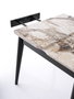 Hanah Home Mesa de Comedor Extensible Mármol Blanco